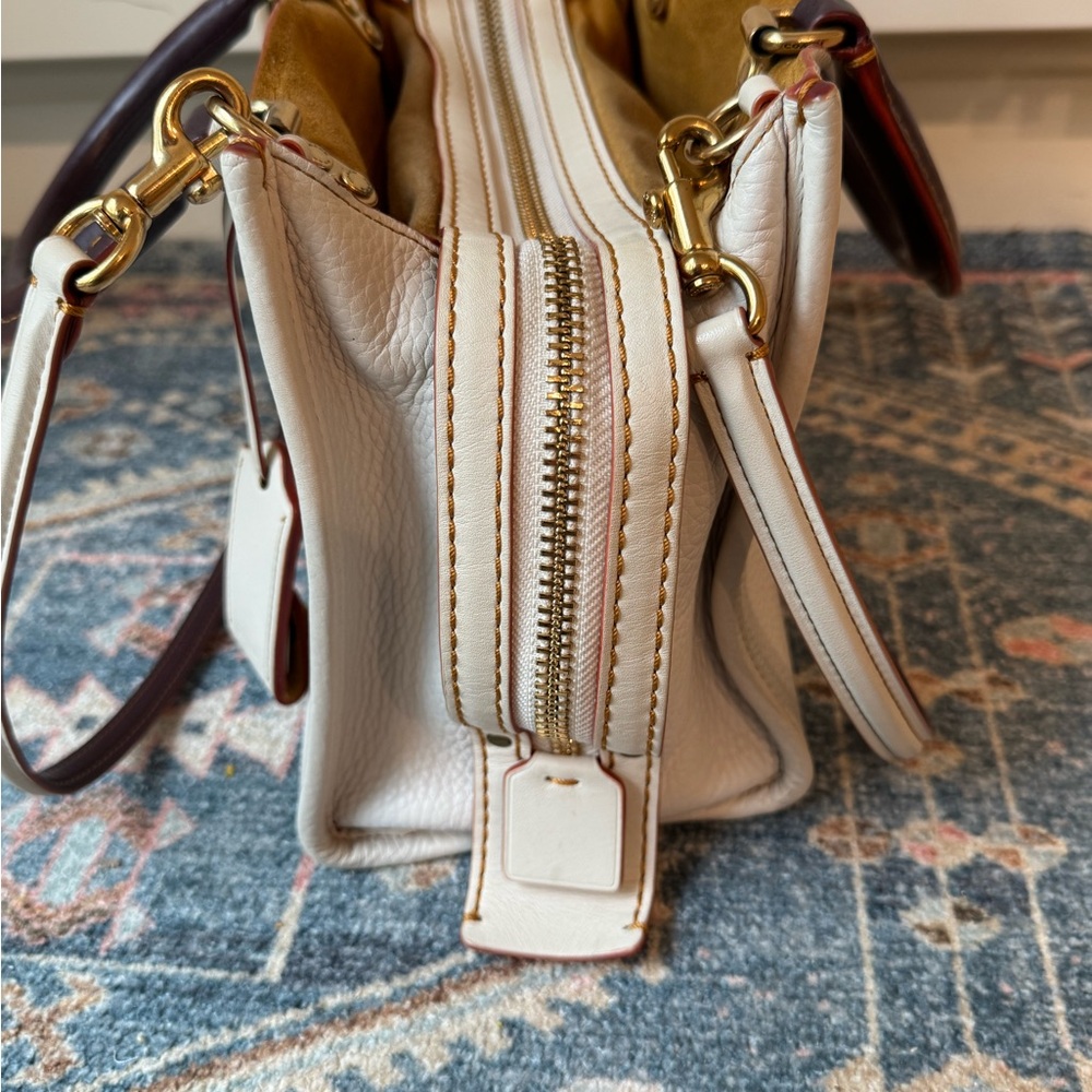 Coach Rogue 25 ivory cream 1941 glovetanned pebbled leather 20315 - Picture 14 of 15